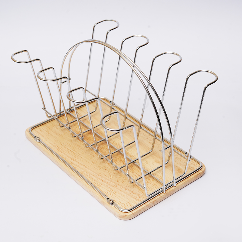 Coffee Cup Holder Stand, Counter Coffee Mug Holder with 6 Hooks, Metal Standing Coffee Cup for Counter Cabinet Table Kitchen