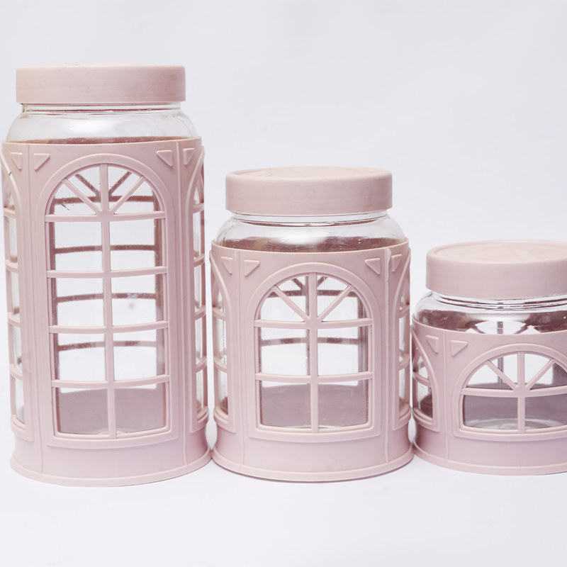 Plastic Window Jar,irani jar,plastic window design jar,unique plastic window design jar