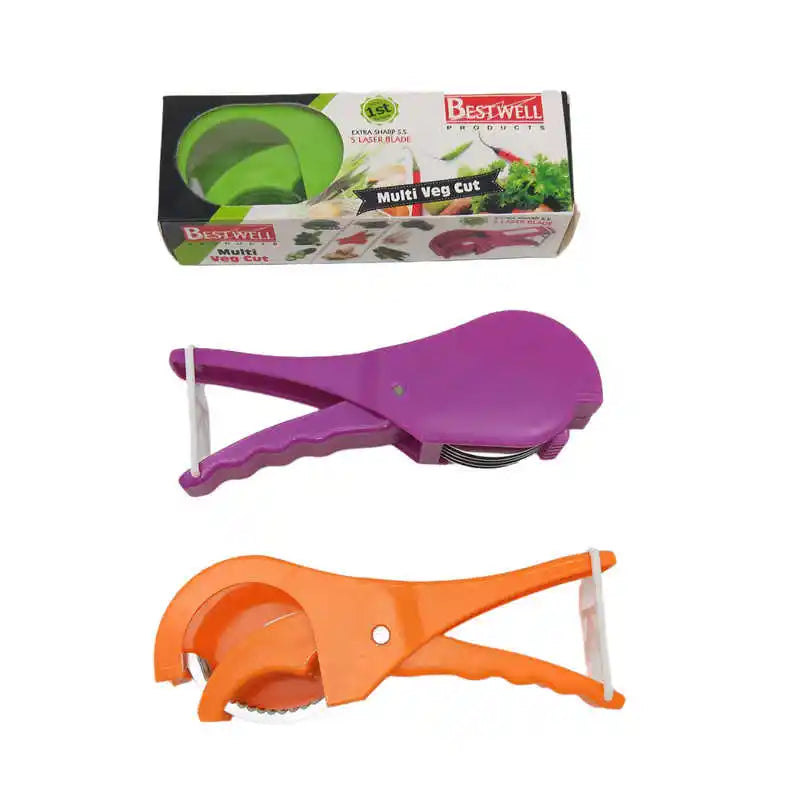 New Type Of Vegetable Cutter Curved Blade Handheld Multifunctional Carrot And Banana Slicer Popular On Amazon